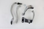 V-Twin Chrome Further Forward Mid Control Kit Foot Pegs Harley Dyna FXD 06-17