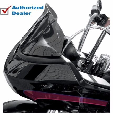 Wind Vest 10" Dark Smoke Flip Design Windshield Screen Harley 98-13 Road Glide